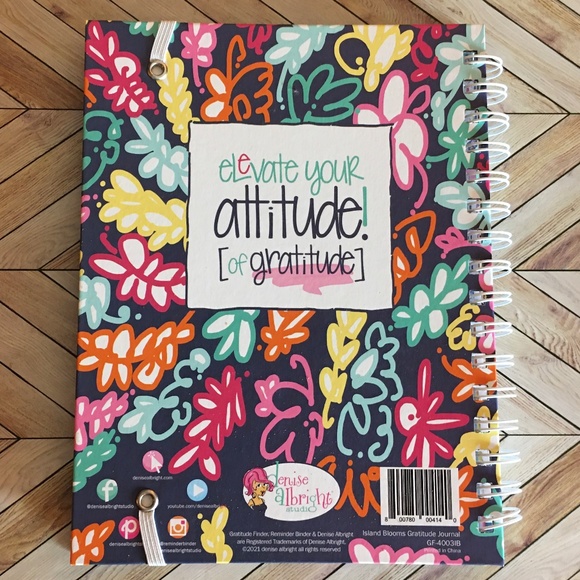 Gratitude Finder Journal, Denise Albright, Island Blooms, Elevate Your Attitude - Picture 11 of 13